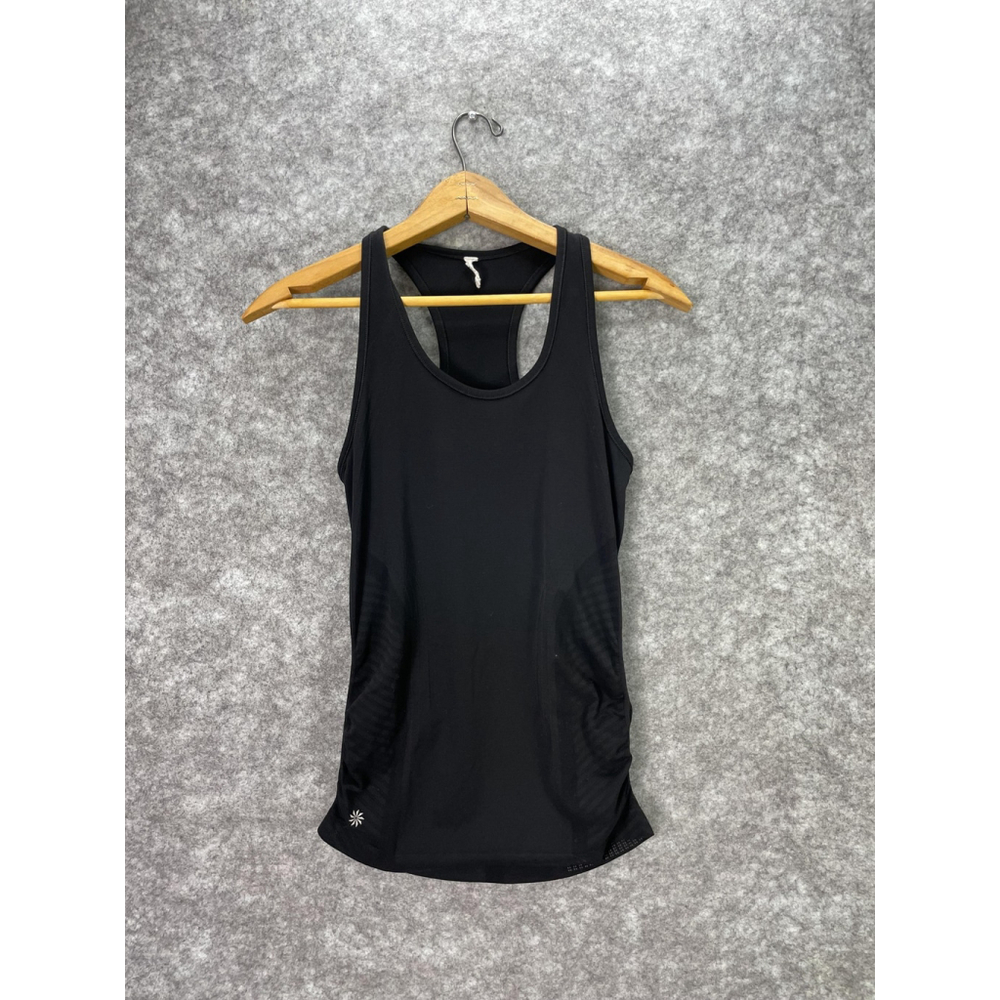 Athleta Tank Top Womens XS Black Racerback Scoop Neck Athletic Running Workout